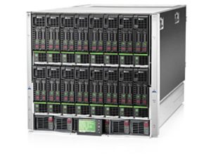 HPE BladeSystem C7000 Enclosures – (E5-4620v4_12 Cores x4/RAM 128GB/2x400G 12Gb SSD/2x10Gb Ethernet)