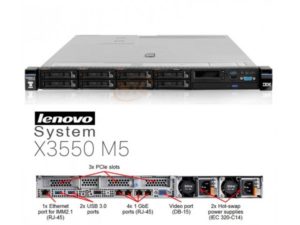 Máy chủ Lenovo IBM System x3550 M5 2.5in E5-2630v4, RAM 16GB – 8869D2A