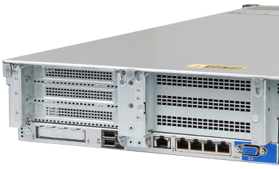 Khe cắm mở rộng ở mặt sau của HPE DL380 Gen10